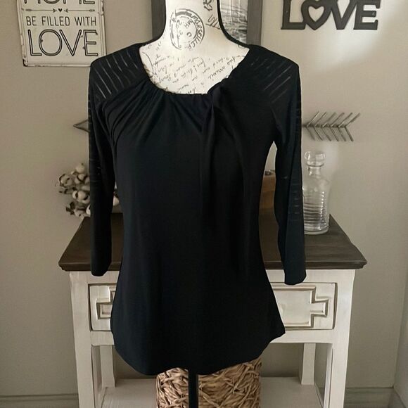 SMALL Black Atelier 29 Blouse NWT - Picture 1 of 5